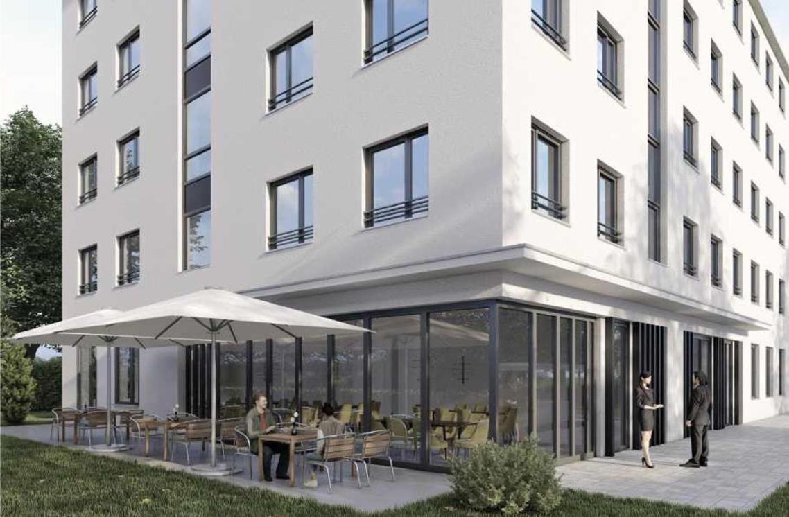 Munique Hotel Muenchen Унтершлайсхайм Экстерьер фото